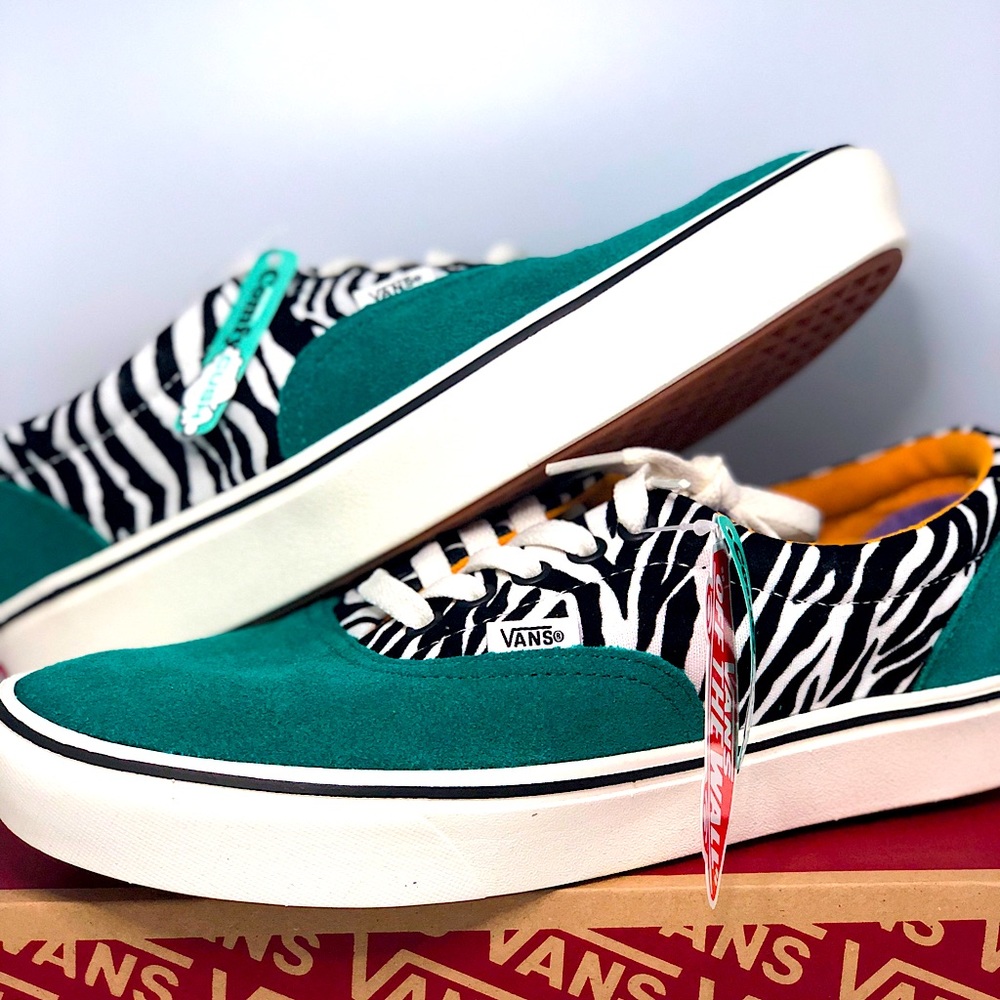 VANS Comfycush Era Zebra Tidepool Surf The Web Supreme US 8M / 9.5W VN0A3WM9VWT1